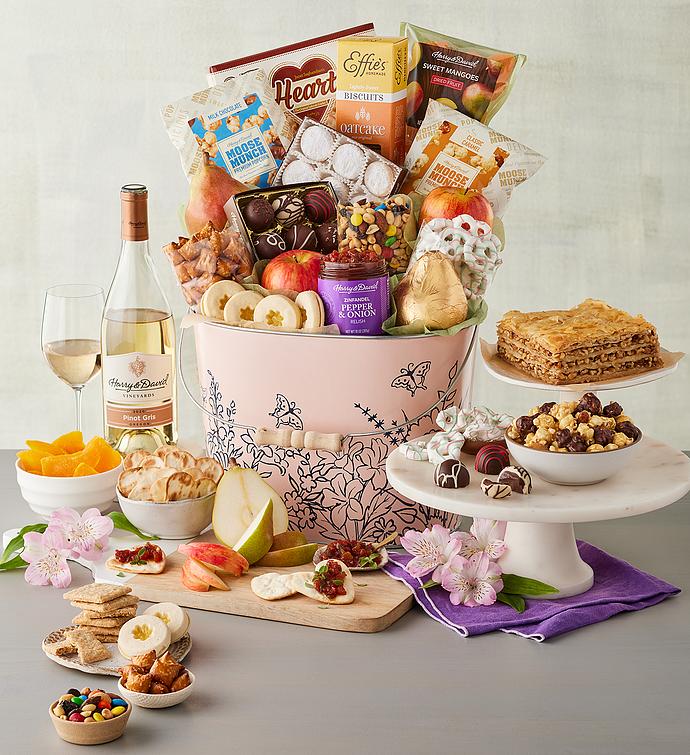 Deluxe Mother&#39;s Day Gift Tin with Wine